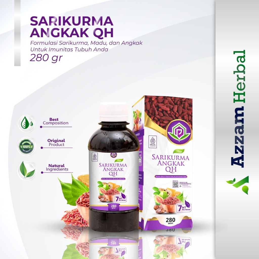 Sari Kurma Madu Angkak Qusthul Hindi Tipes dan DBD 280 Gr