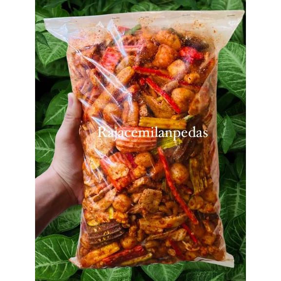 

SEBLAK CAMPUR PEDAS/KERUPUK SEBLAK CAMPUR MIX PEDAS DAUN JERUK/BASRENG MIX ISI 1KG 500GR 250GR 100GR