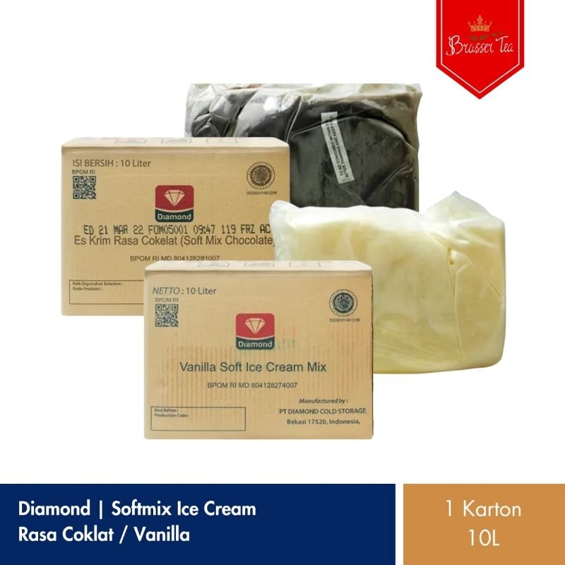 

Soft Mix Ice Cream Diamond Karton (10L)