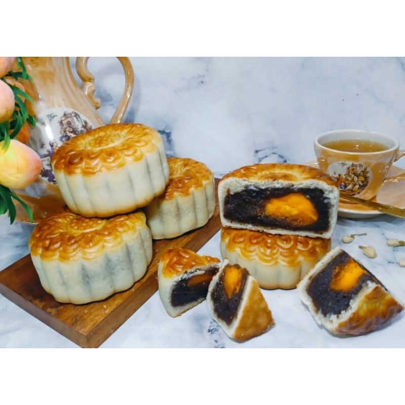 

Kue Pia HOCKY - Mooncake Isi Kacang Merah Telur Asin Original Uk Besar (1Pc/175gr)