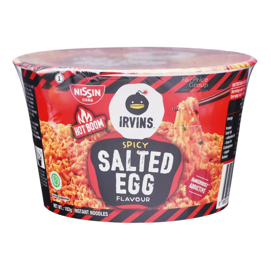 Irvins X Nissin Hot Boom Instant Noodles Spicy