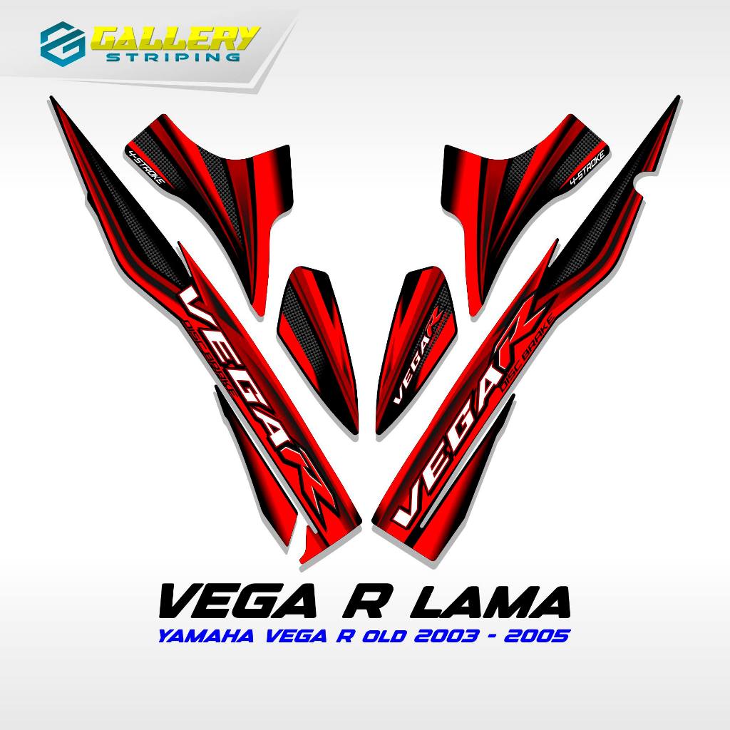 Striping Vega R Lama Motif 12  Stiker Vega R Sticker Vega Rr Setriping Vega R Variasi Ori