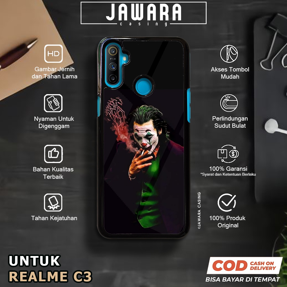 Case Realme C3 Casing Realme C3 [JKER] Premium Case Glossy Case Hp Realme Jawara Casing Hp Realme C3