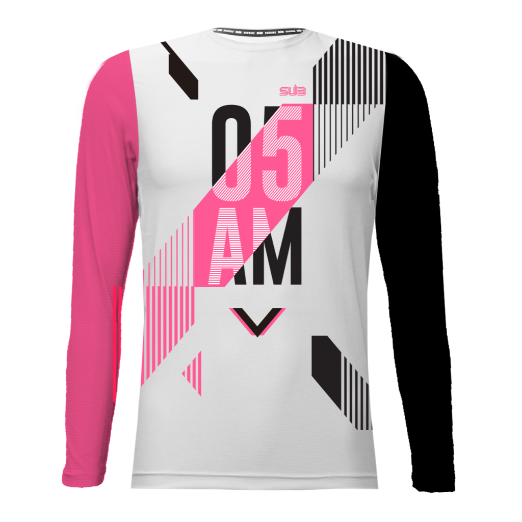 Sub Jersey 05 AM GenV Men Long Sleeve Running Jersey - Baju Lari Pria Aktif Lengan Panjang Long Slee