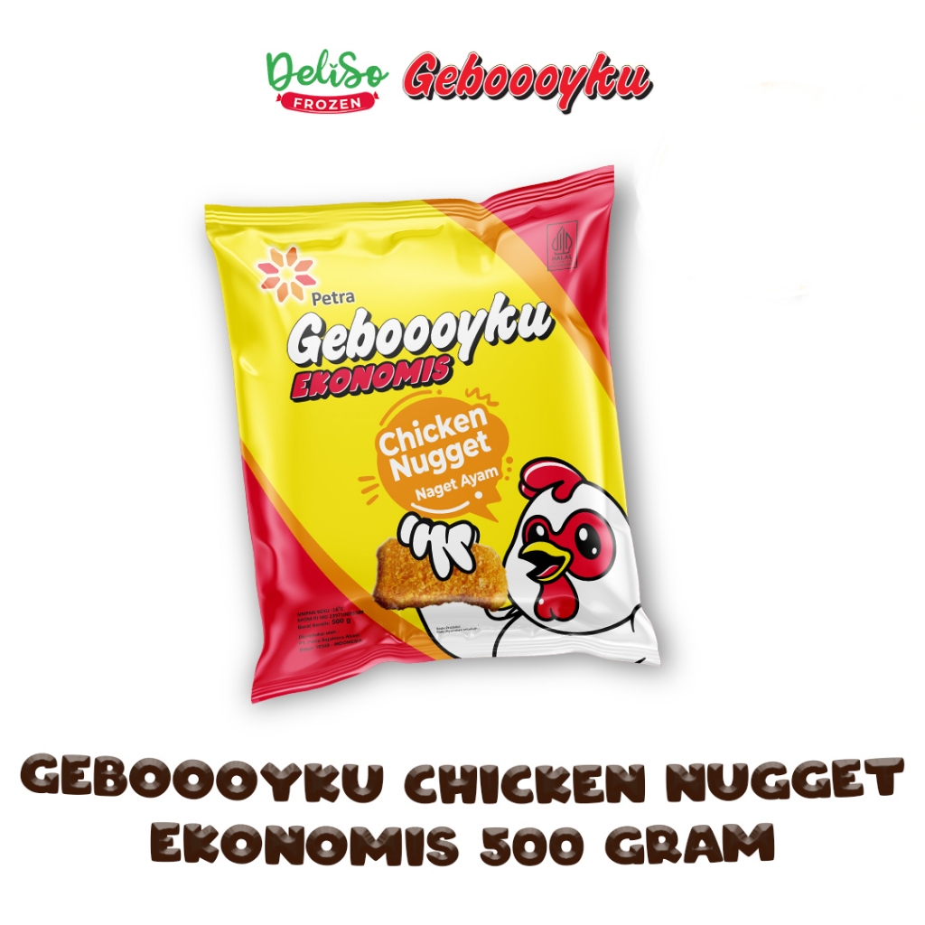 

Nugget Ayam Ekonomis Gebooyku 500 Gram
