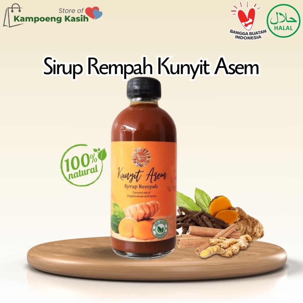 

Sirup Rempah Kunyit Asem / Jamu Kunyit Asem