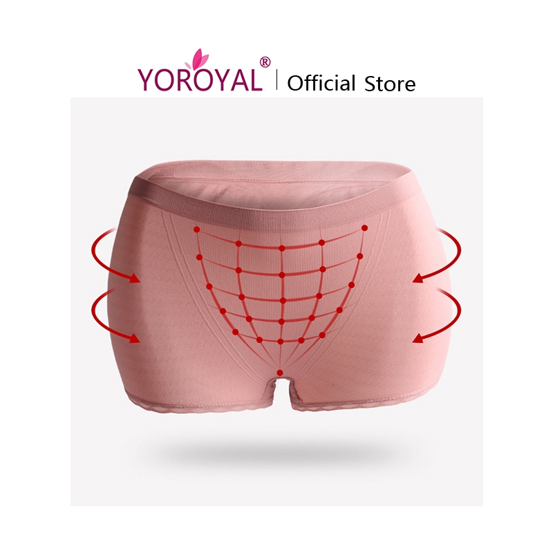 YOROYAL Celana Dalam Wanita Polos Bahan Modal CD Anti Selip nyaman dipakai Y115