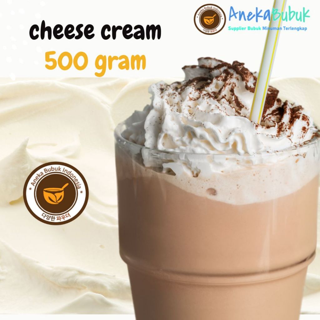 

500 Gram Cheese Cream Topping Premium - Krim Cheese 500Gram - Cream Cheese Powder