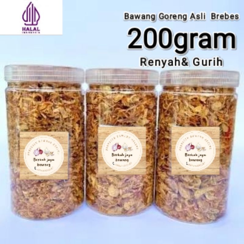 

Bawang Goreng Asli Brebes 200gram