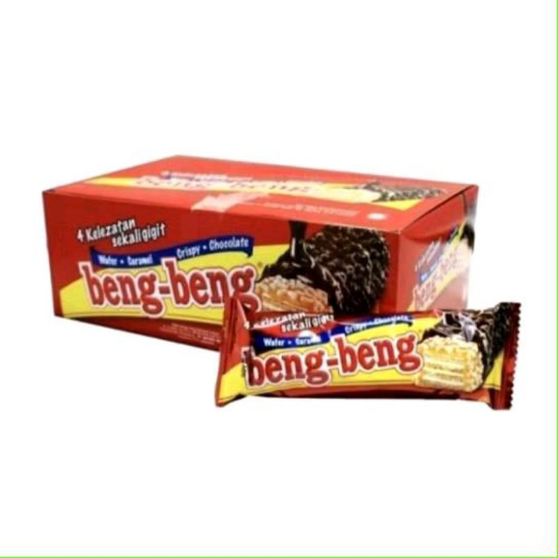 

beng beng coklat wafer salut coklat 1 box isi 17pcs