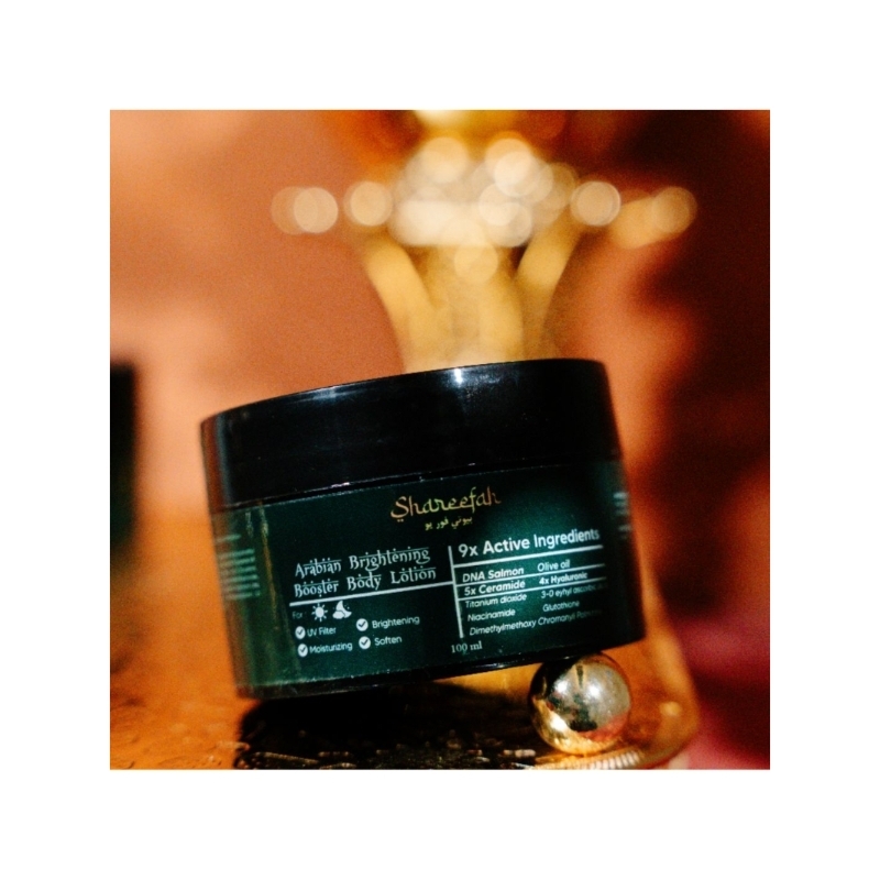 (BPOM) HB Booster Pemut*h Arab Shareefah Arabian Brightening Booster Body Lotion