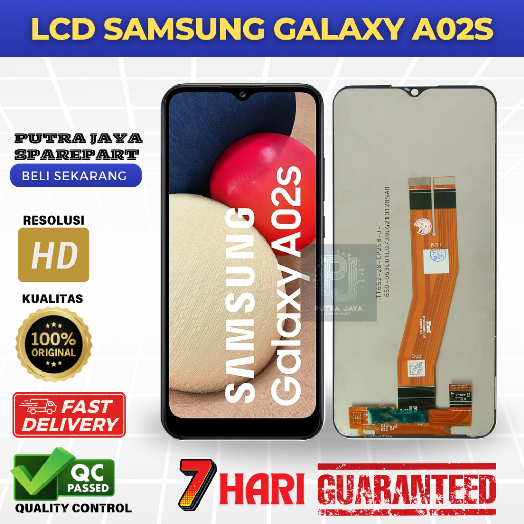 LCD TOUCHSCREEN SAMSUNG GALAXY A02S / LCD SAMSUNG A02S ORIGINAL