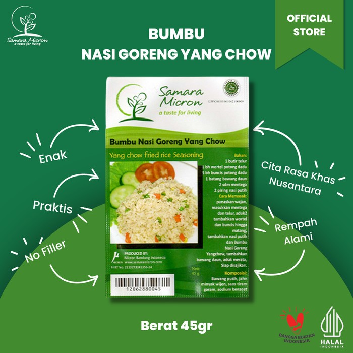 

Bumbu Nasi Goreng Yang Chow Samara Micron