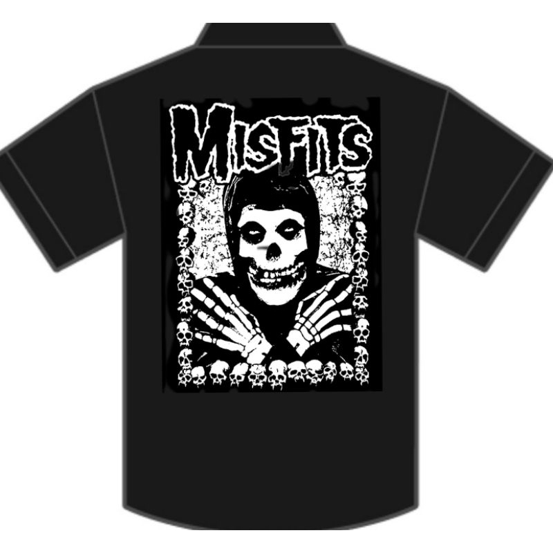 MISFITS HOROR TENGKORAK KEMEJA WORSHRIT
