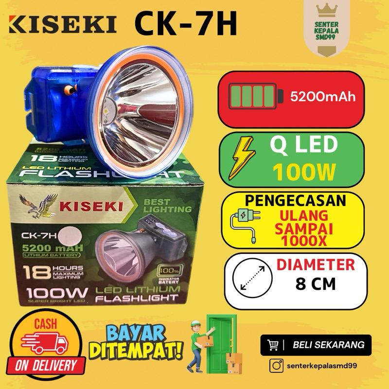 Senter Kepala Kiseki Type CK-7H | 100W