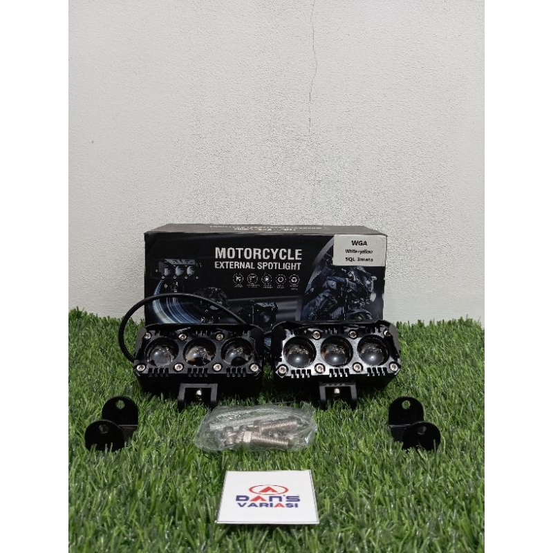 MINI PROJIE HRJ 3 MATA DEMON PROJIE 3 LENS BLUE LENS murah