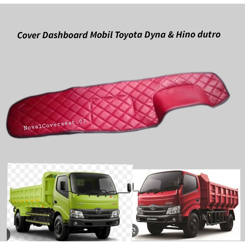 Taflak dashboard mobil alas dasbor mobil Hino Dutro dan Toyota Dyna motif wajik diamond