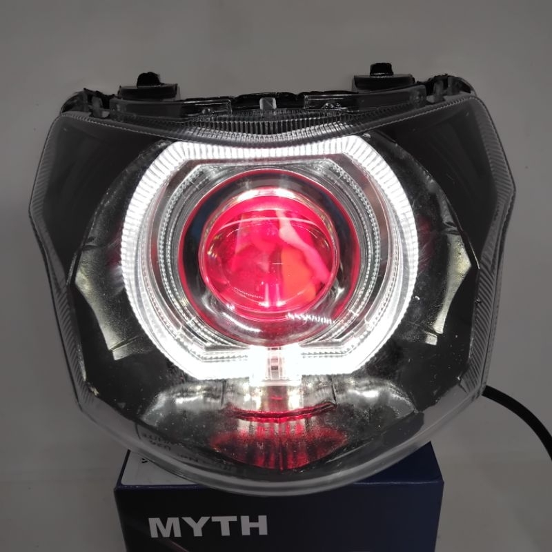 refletor lampu depan vega zr biled biled projie led