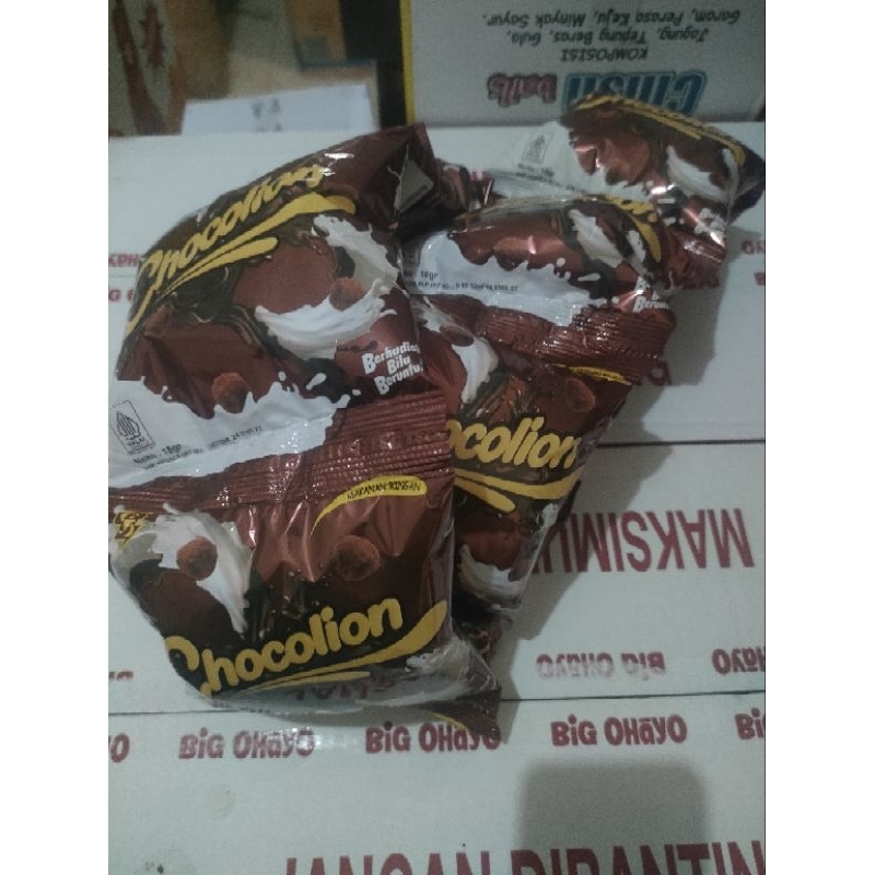 

ciki berhadiah chocolion isi 10 pcs