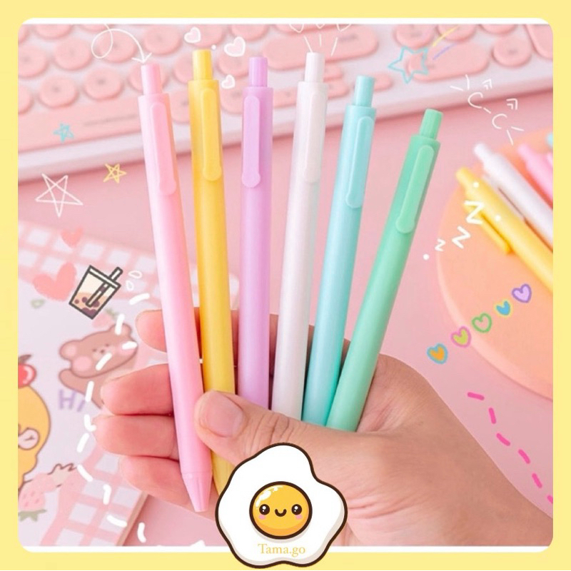 

Pena Cetekan Macaron / Pulpen Cetekan Macaron Warna Pastel