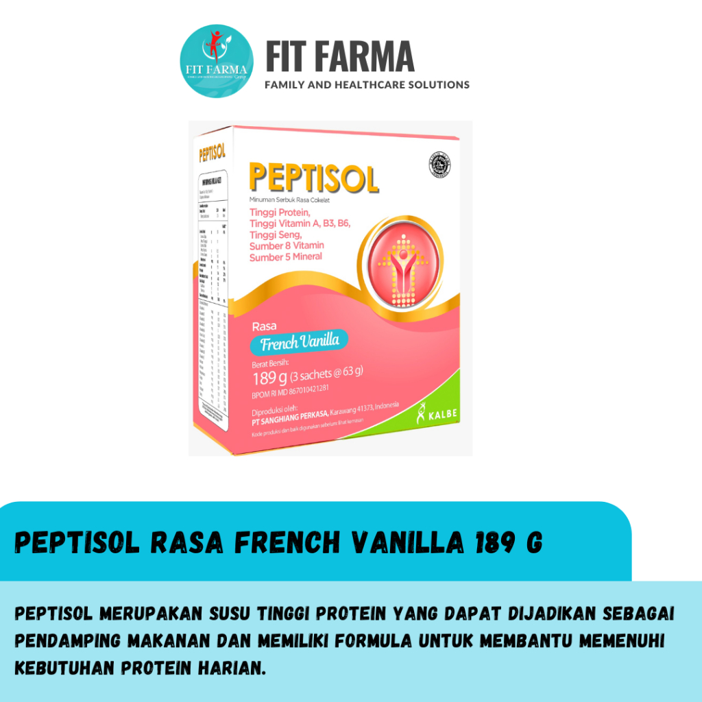 

PEPTISOL VANILA 189GR