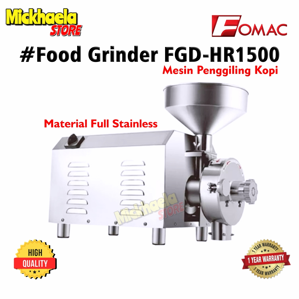 FGD-HR1500 FOMAC Mesin Penggiling kopi Coffee Grinder Machine