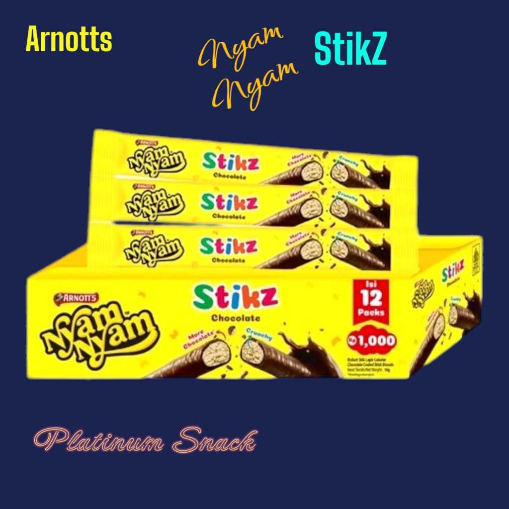 

STIKZ Nyam Nyam | Isi 12 Pcs @ 10 Gr