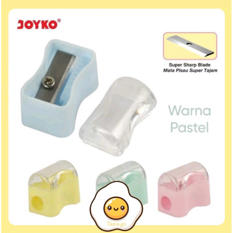 

Rautan Joyko Serutan Sharpener Pensil Warna Pastel Joyko SP-362 PTL (SATUAN)