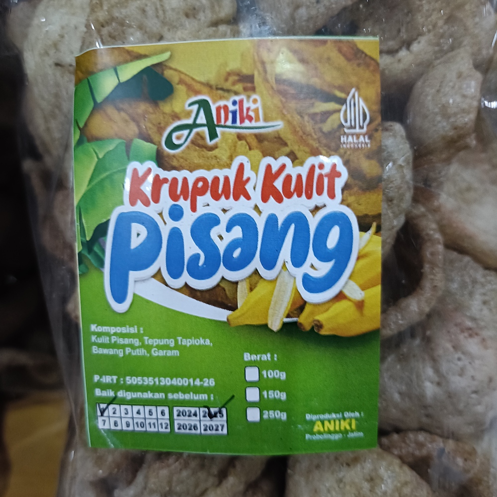 

Cemilan Kerupuk Kulit Pisang Aniki