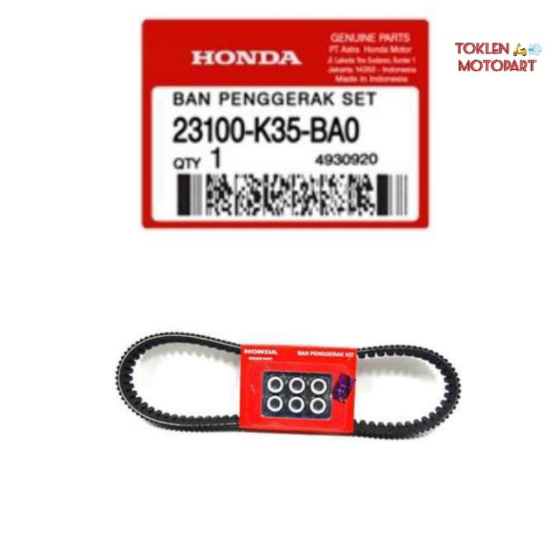 V-BELT/FANBELT SET (K35) VARIO 125 ESP K60 ORIGINAL HONDA AHM