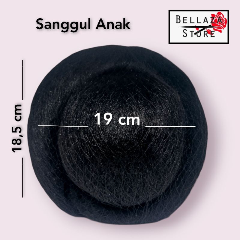 Konde Rambut Kecil / Sanggul Modern / Sanggul Anak