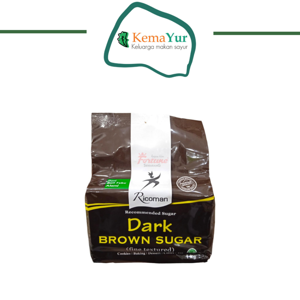 

RICOMAN DARK BROWN SUGAR 1KG