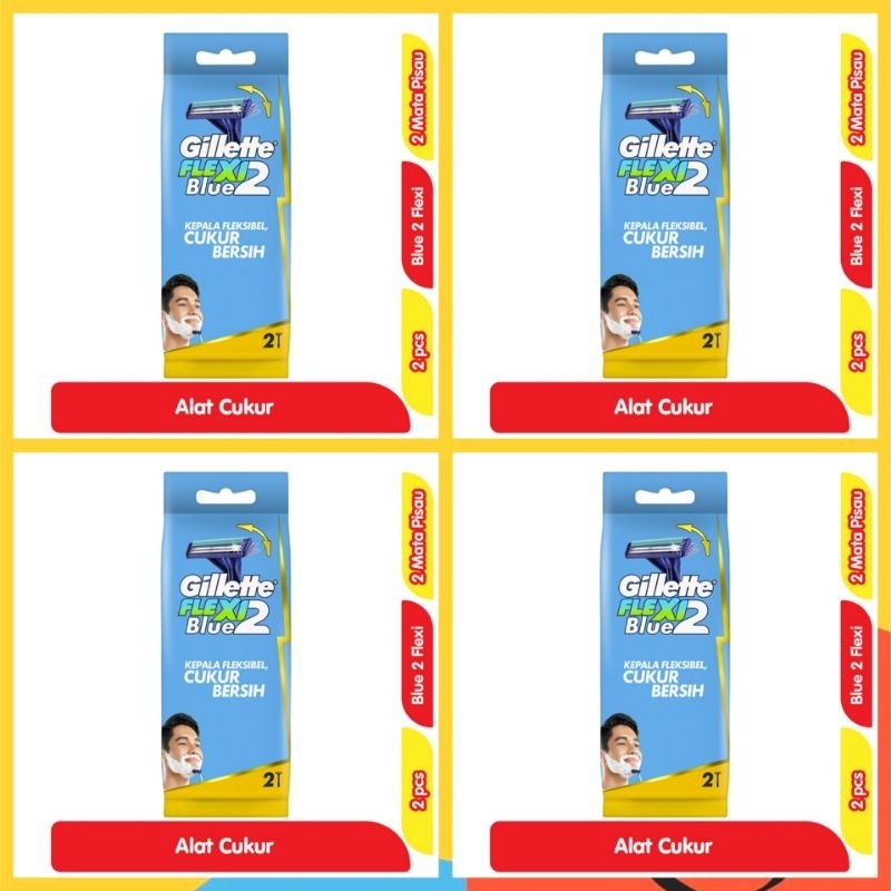 Gillette blue 2 Flexi isi 2pcs ASLI ORIGINAL