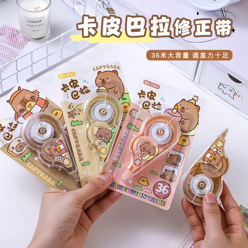 

{Capybara} Cortap Kertas/Coreection Tape Karakter Capybara No. 9565