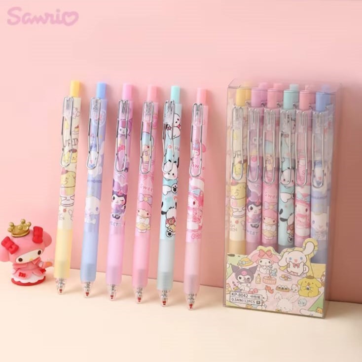 

Gelpen Cetek Sanrio Kuromi Little Twin Star My Melody Pochacco Pompompurin