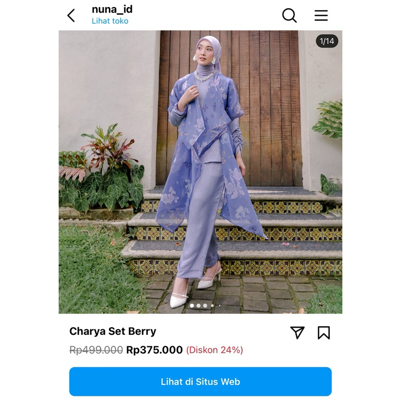 Charya Set Berry by Nuna_id
