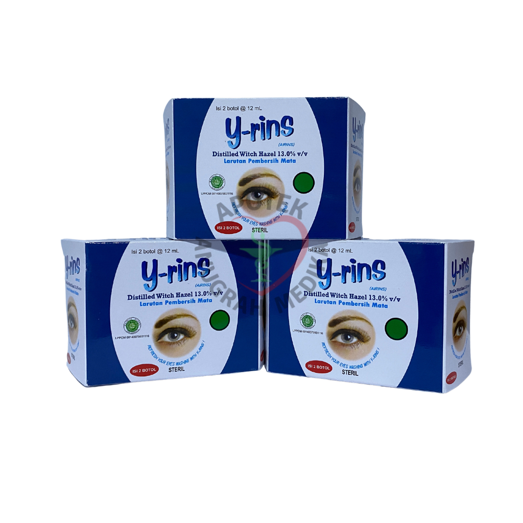 YRINS LARUTAN PEMBERSIH MATA 2 x @12 ML