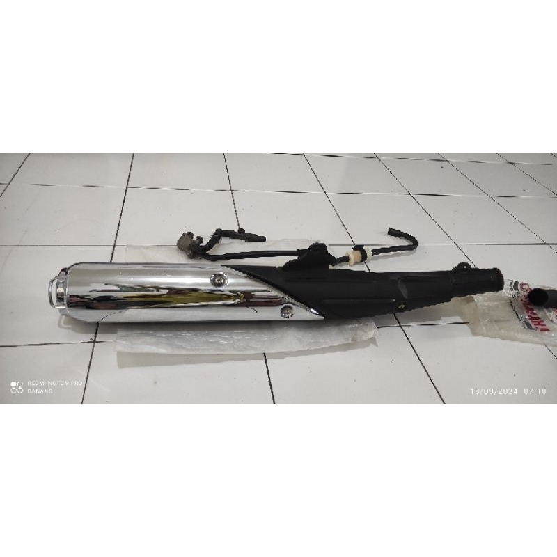 knalpot rx king new peredam 2006-2009 orisinil  mulus gress copotan