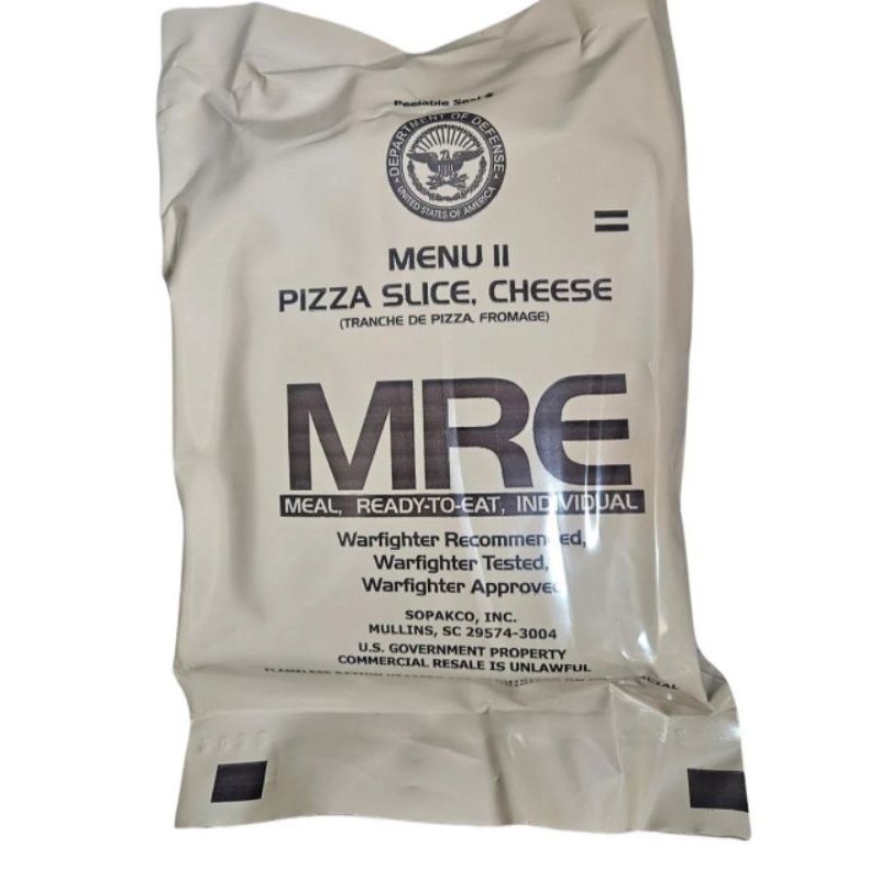 

MRE Menu 11 ( Pizza Slice, Cheese)