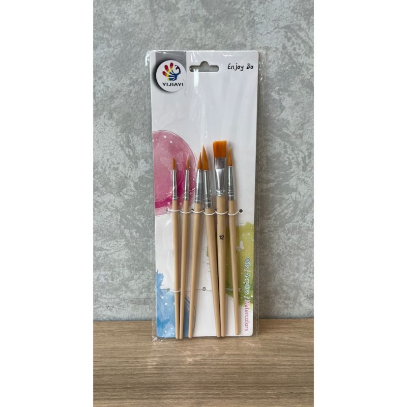 

Kuas lukis 1 set (isi 6)