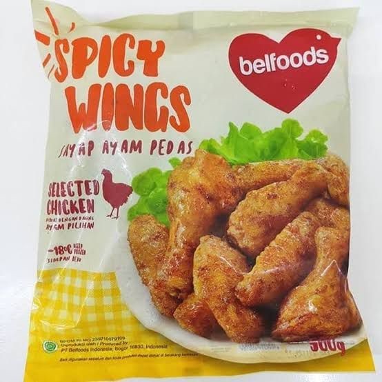 

belfoods spicy chicken wings 500gr