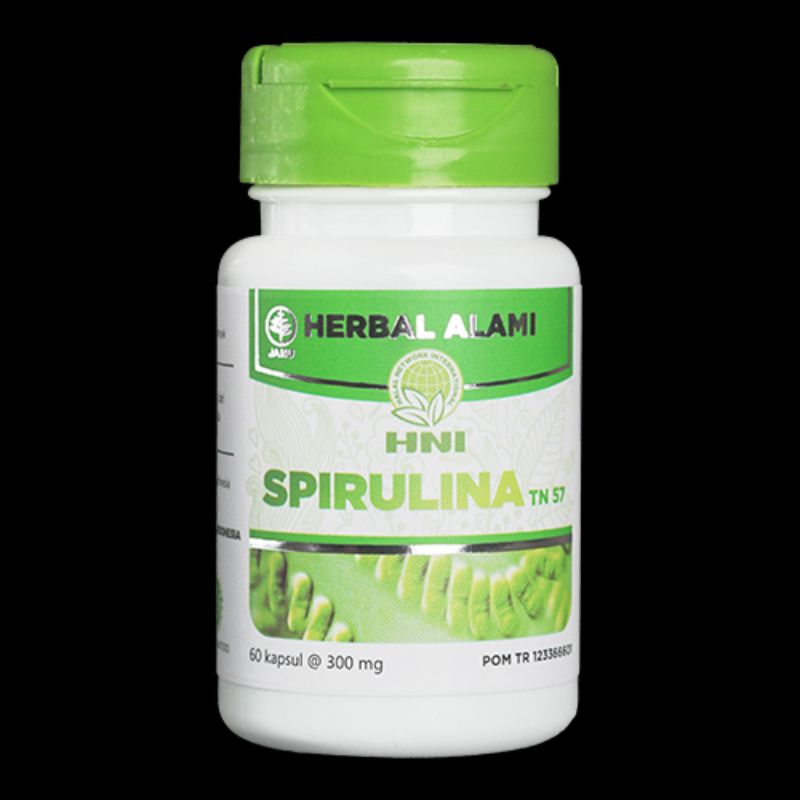 KAPSUL SPIRULINA OBAT ANEMIA/MASKER WAJAH - HNI HPAI