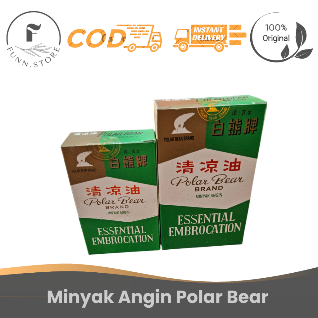 Minyak Angin Polar Bear / Minyak Angin Cap Beruang - Original 100%