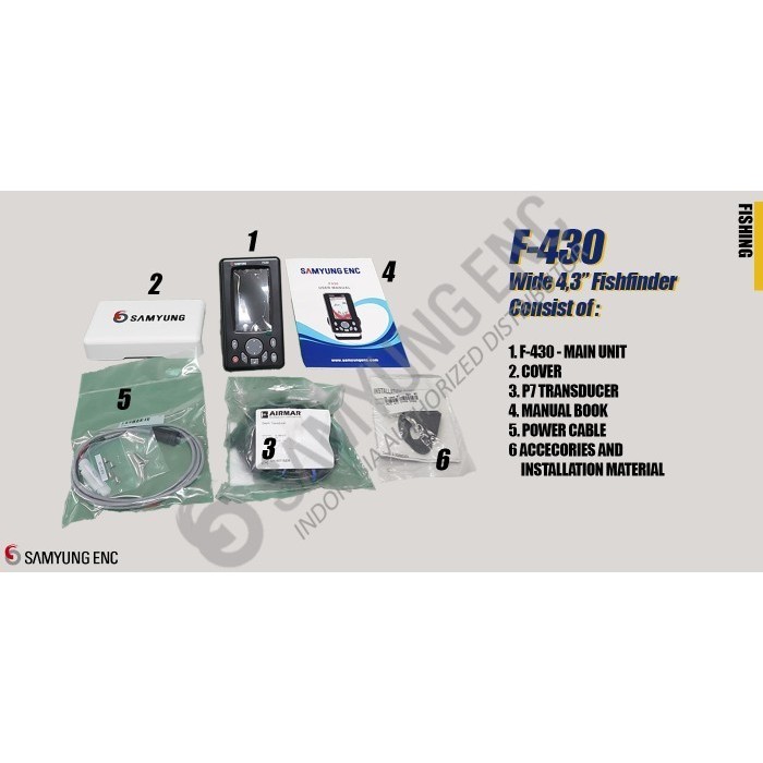Samyung F-430 (P7) 4.3" LCD Fish Finder