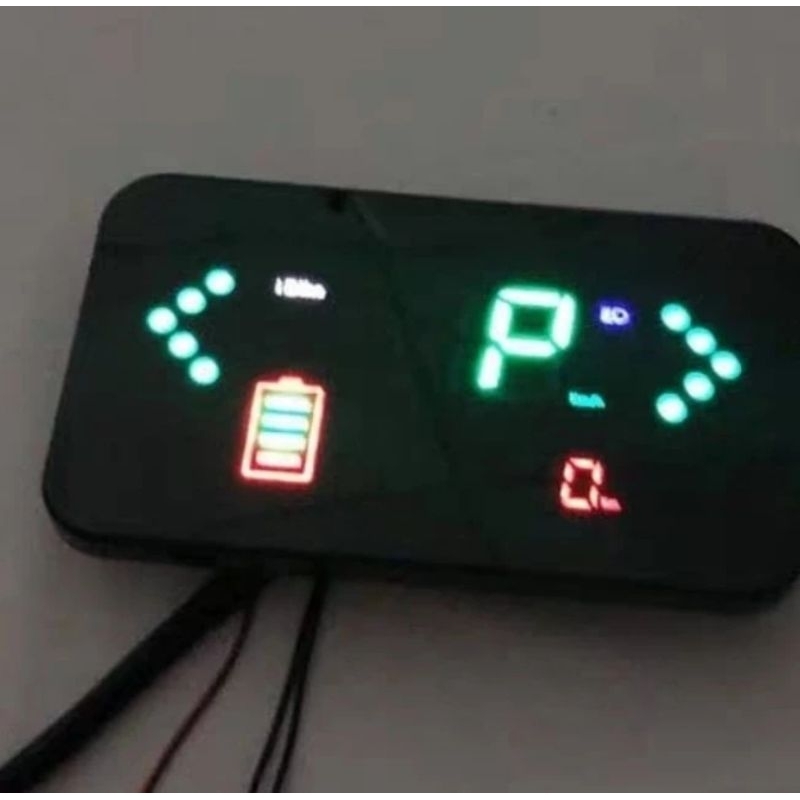 Speedometer Universal Kendaraan Listrik LCD 48/60/72V