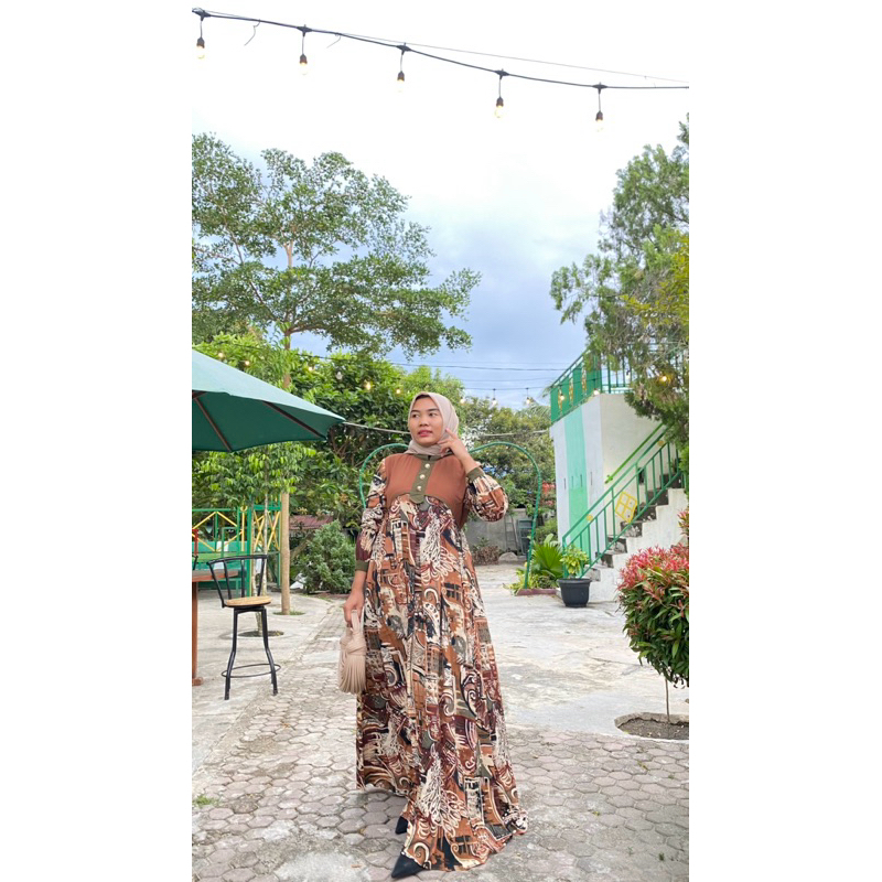 GAMIS PAMOLE MOTIF TANGAN BALON