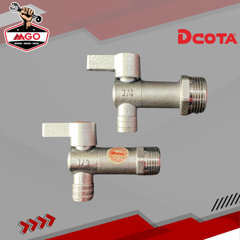 Kran Air / Keran Tembok / Kran Taman / Kran 1/2 Inch - 3/4 Inch DCOTA DSL