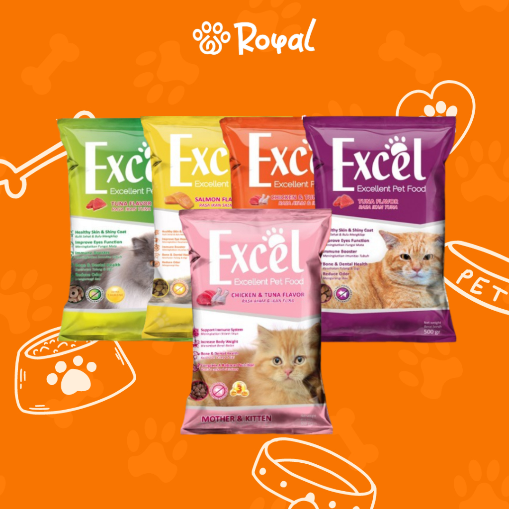 Makanan Kucing Excel 20 kg / Dry Food Karungan Murah 20kg sak