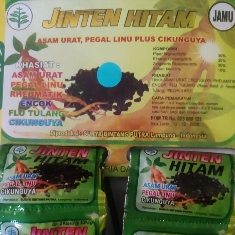 Kapsul jinten Hitam