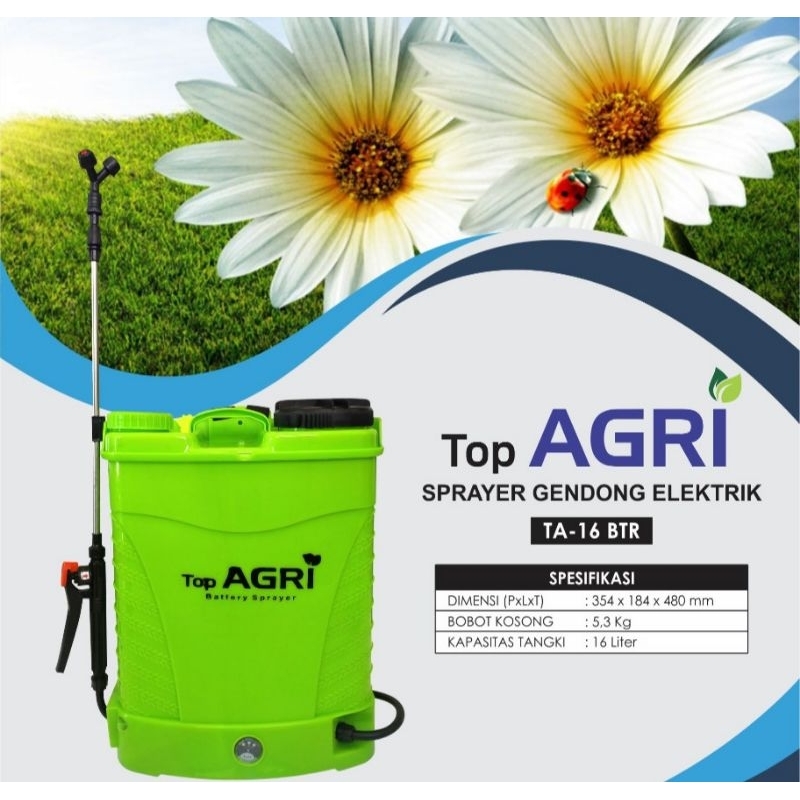 Sprayer / Alat Semprot Elektrik 16 Liter TOP AGRI TA-16